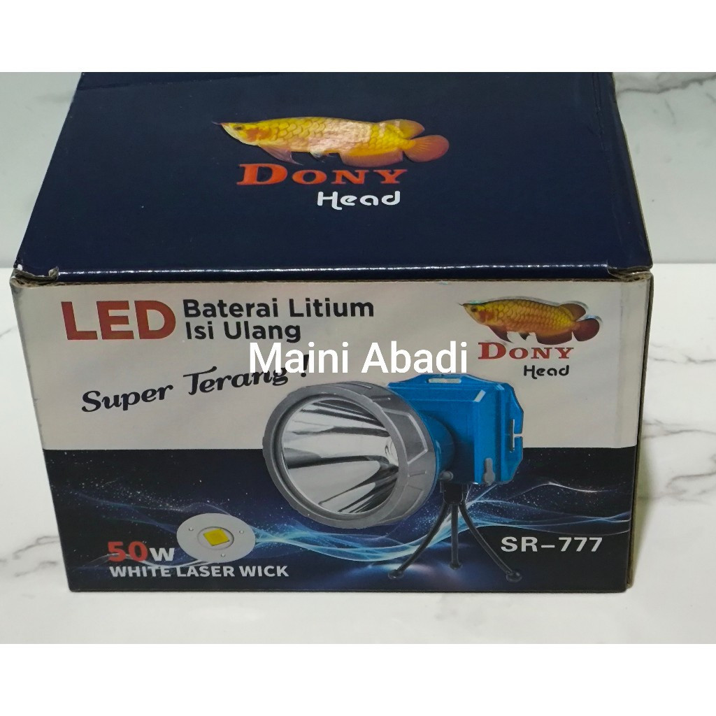 Senter Kepala Dony 50W SR-777 Jumbo Anti Air