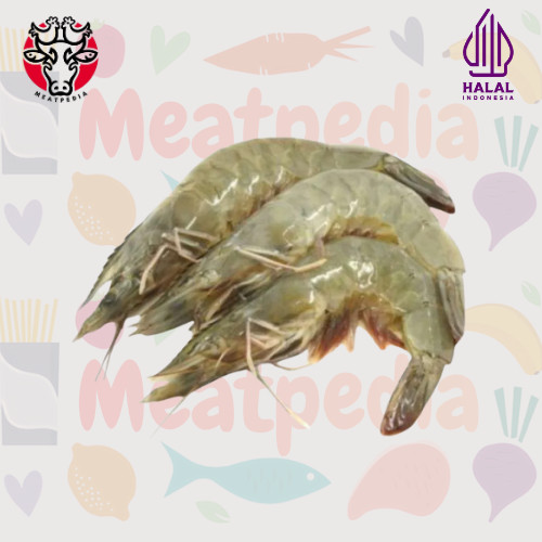 Udang Vaname Mentah Size S 1kg isi 80 - 100
