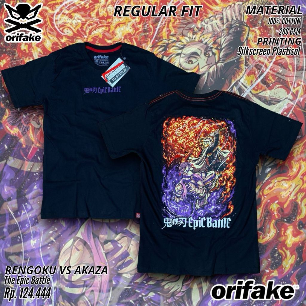 T-SHIRT RENGOKU VS AKAZA 200gsm