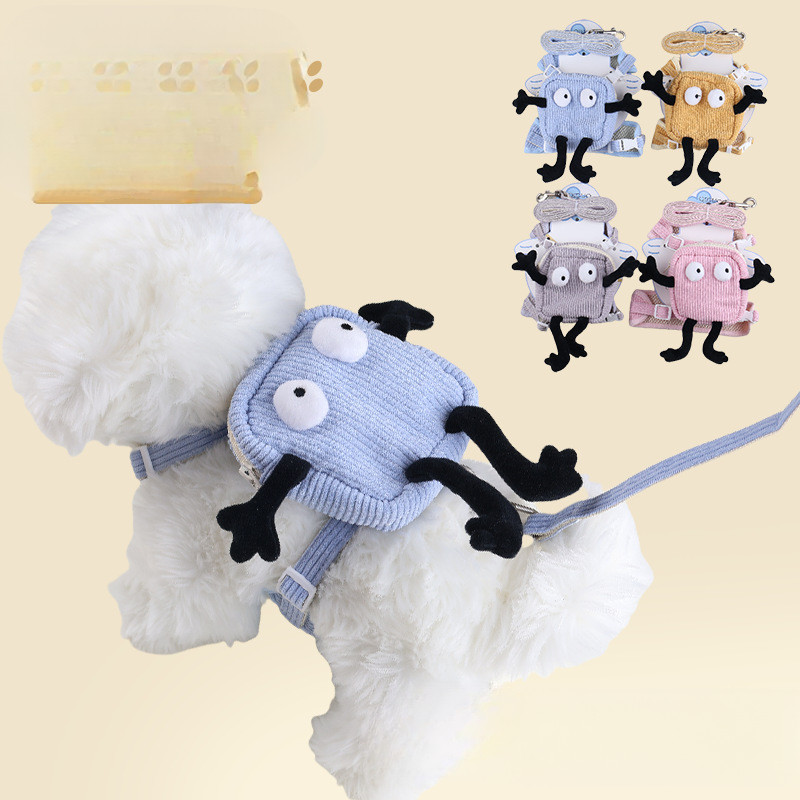 Tail Planet COD  Tali Anjing, Tas Pembawa Anjing Kecil yang Lucu, Tas Pembawa Anjing Anti-Kabur