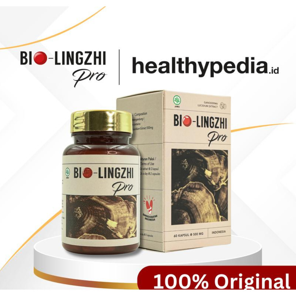 Bio Lingzhi Pro Asli 100% Original Untuk Kesehatan Ginjal BPOM By Import