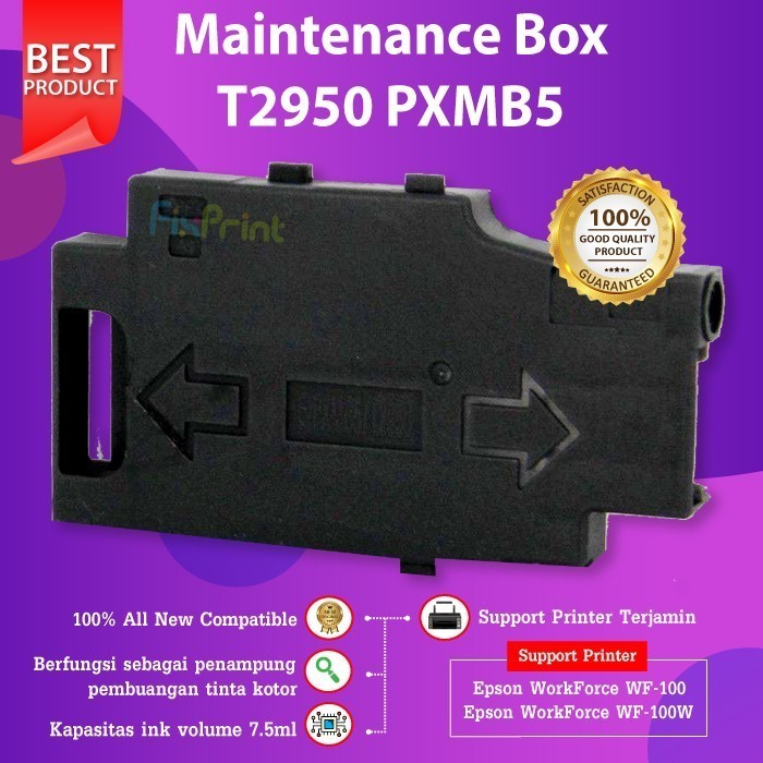 Maintenance Box T2950 PXMB5 C13T295000 Ink Pad Printer WF100 WF-100