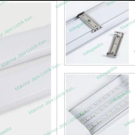Lampu TL LED SLIM 50W 120cm Kap t8 t5 50 w watt Neon 120 cm - 60 Cm