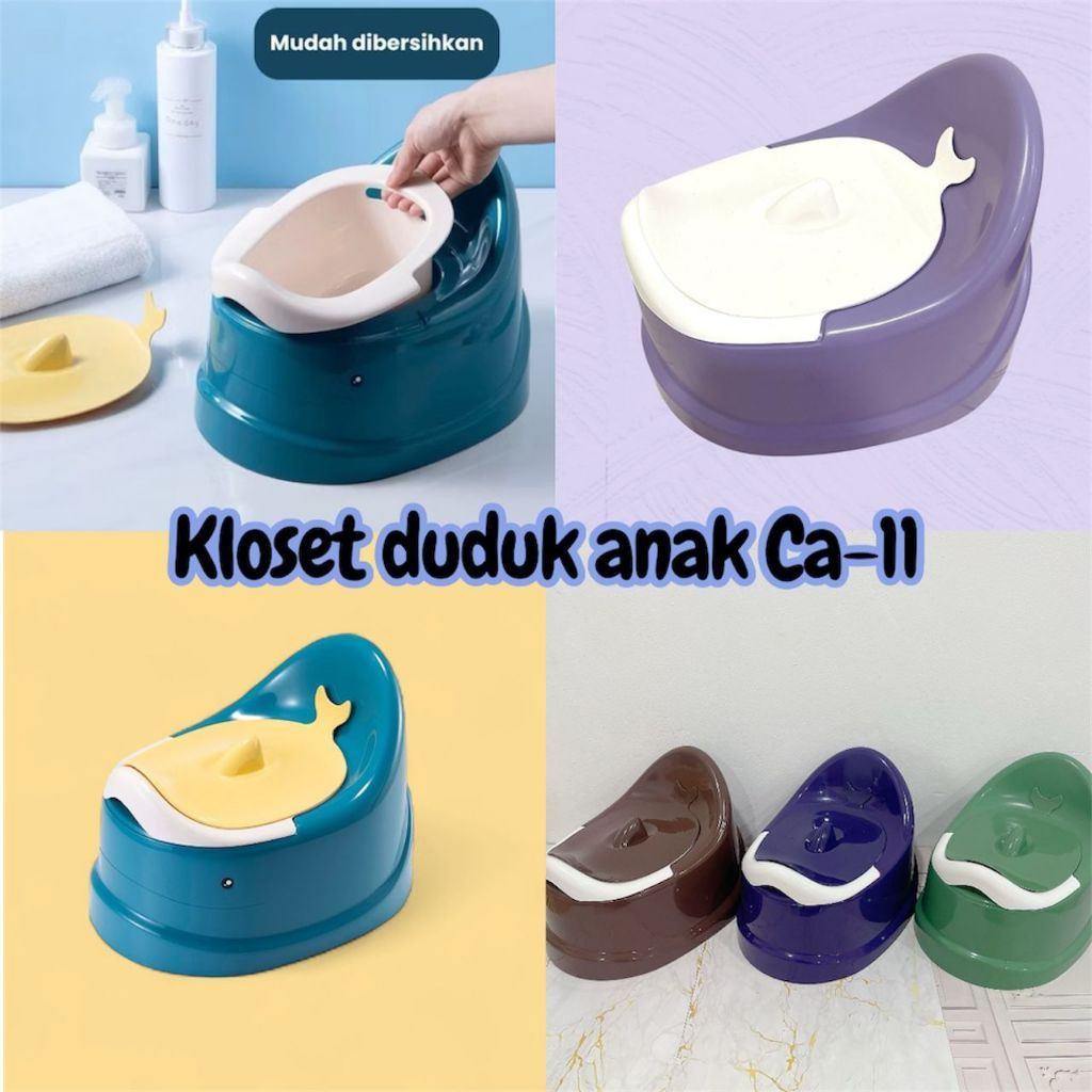 KIDDAILY Closet Duduk Anak/Baby Potty Toilet Training Anak WC Duduk Anak