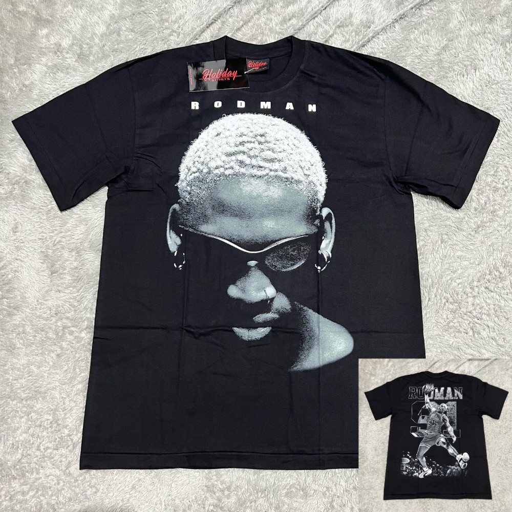 . KAOS BOOTLEG TSHIRT TAG HOLIDAY BASKET NBA DENNIS RODMAN KOBE BRYANT RAPPER HIP HOP EMINEM POST MA
