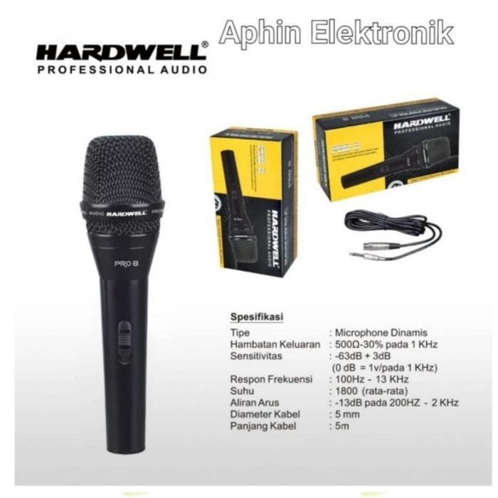Mic Kabel Hardwell Pro 8, Microohone hardwell Pro8, mic pro 8 hardwell