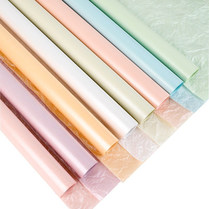 Kertas Wrapping Pearl Paper / Kertas Buket Sydney Bucket Kerut / Kertas Serut Bunga Flowers Wrapping