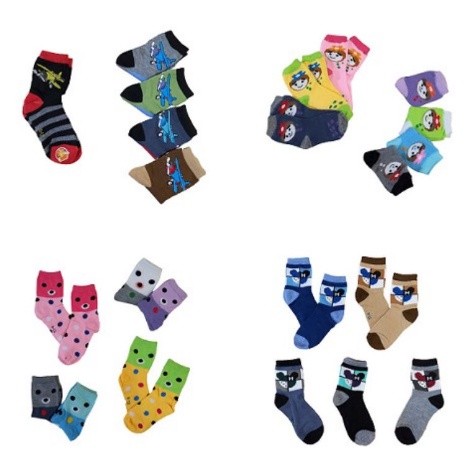 kaos kaki anak PAUD TK/kaos kaki anak motif/ kaos kaki anak cewek cowok