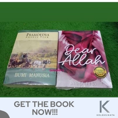 Paket Novel Murah - DEAR ALLAH & BUMI MANUSIA