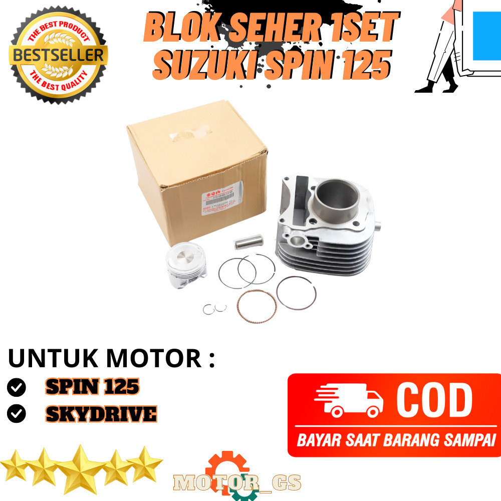 Blok Seher Motor Suzuki Spin 125 / Blok Mesin Spin 125 & Skydrive 125 - 27601B46G10N000 ori onderdil