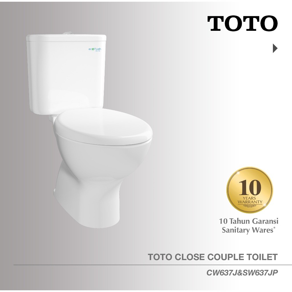 TOTO Closet CW637J/SW637JP | Closet Duduk - Kloset - Kloset Duduk