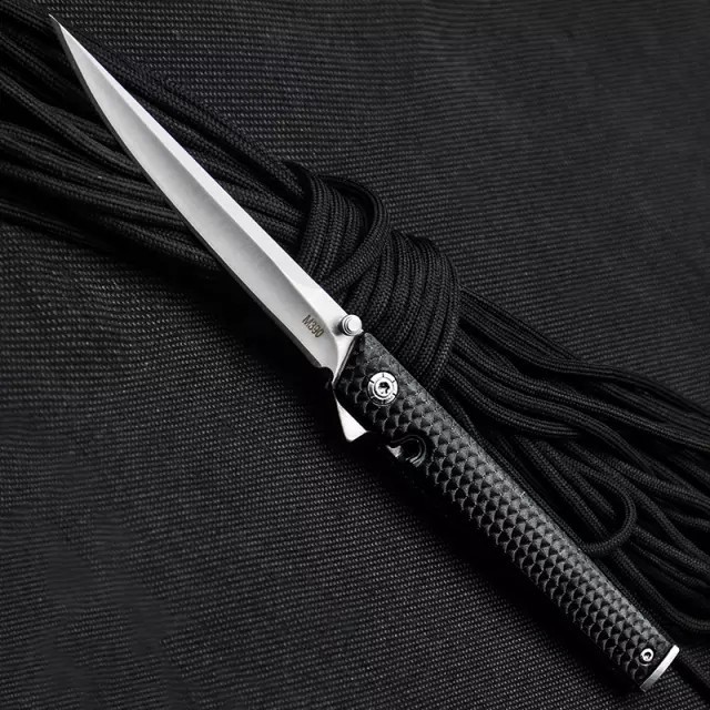 Folding knife M390 pisau lipat ramping EDC outdoor