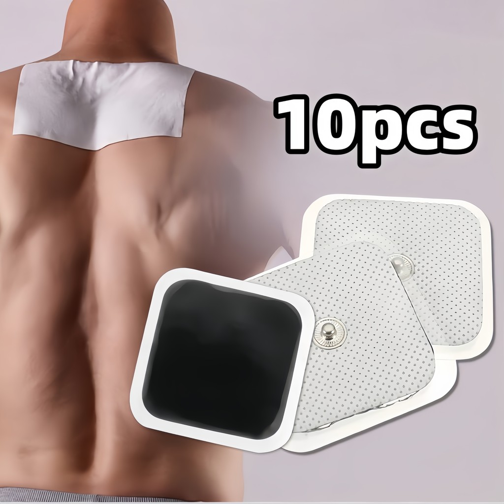 10pcs/set Pad Tens Kancing Electrode Pads Beurer EM / Pad Electrode EMS / Pads Kancing 5x5cm