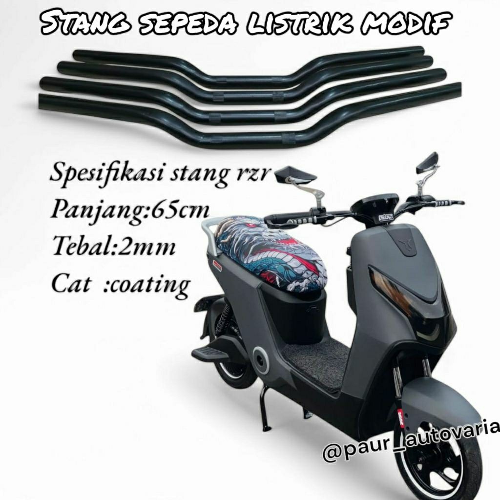 Stang Sepeda Listrik Keren Modif Kece