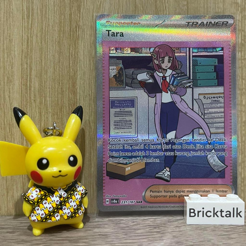 Tara sv8a SAR 231/187 Scarlet & Violet Terastal Festival Kartu Pokemon TCG Original