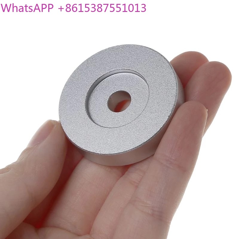 Aviation aluminum 45 RPM record adapter, record town high-precision LP vinyl turntable accessories