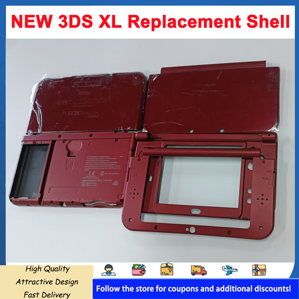 In stock Replacement Shell for NEW 3DS XL Game Console NEW 3DS XL Replacement Shell Faceplate A+B+C+