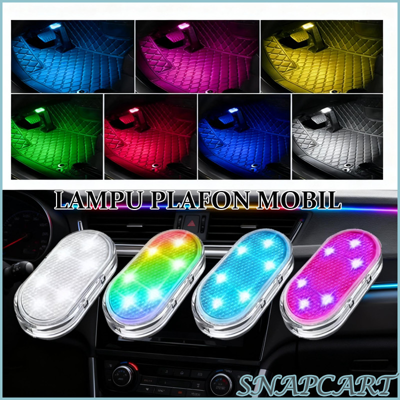 LED USB Lampu Hias Interior Mobil/Lampu Baca Multifungsi Lampu Hias Interior Mobil/Lampu Plafon Mobi