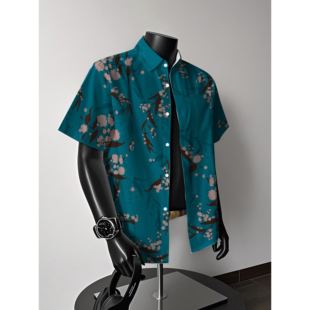 Kemeja Pria Gaya Cina Baru yang Modis