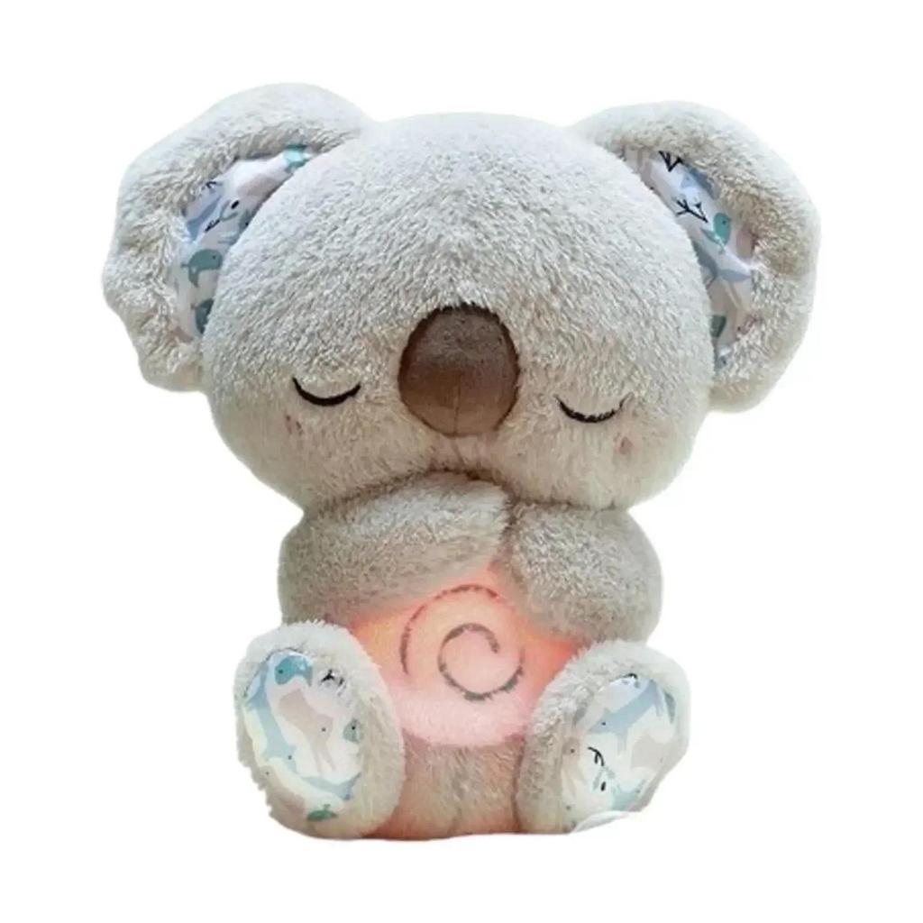 Breathing Otter Sleep and Playmate Otter Musical Stuffed Baby Plush Toy with Light Sound Newborn Sen