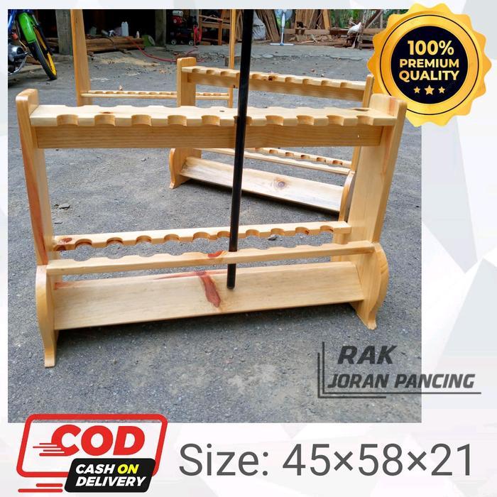 Rak joran Rod holder/rak joran pancing Kayu Penyimpanan joran pancing - -, -