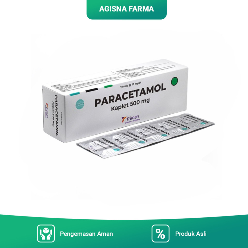 Paracetamol 500mg perbox PT TRIMAN