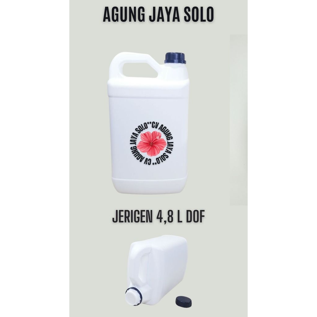 Jerigen 4,8 L Kotak Dof Hdpe / Jerigen Hdpe / Jerigen / Jerigen Madu / Jerigen Bensin