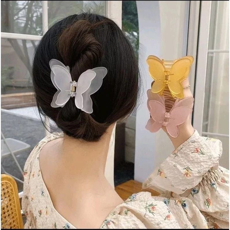 JEDAI KUPU-KUPU / JEDAI KUPU-KUPU KOREA STYLE / JEPIT RAMBUT KUPU-KUPU DOUBLE SAYAP