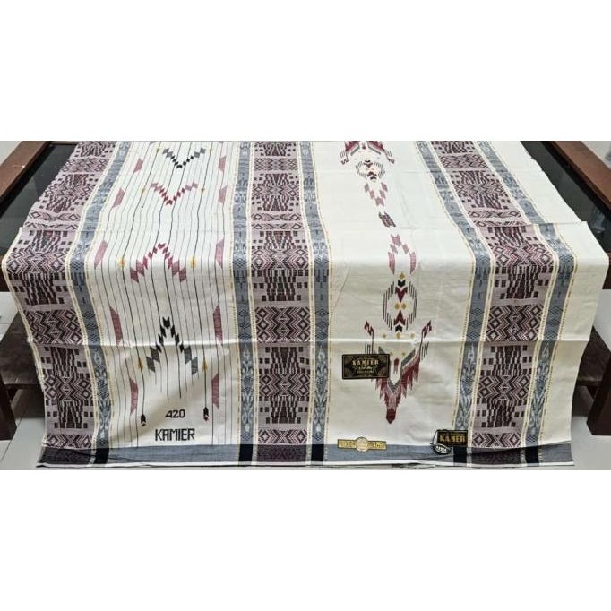 PROMO AKHIR TAHUN 12.12 Cod Sarung Tenun Full Sutera Kamer Kamier 420 Original Edisi 3611 New Nov St