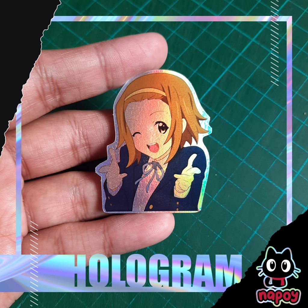 Stiker Hologram Anime K-ON Ritsu Tainaka