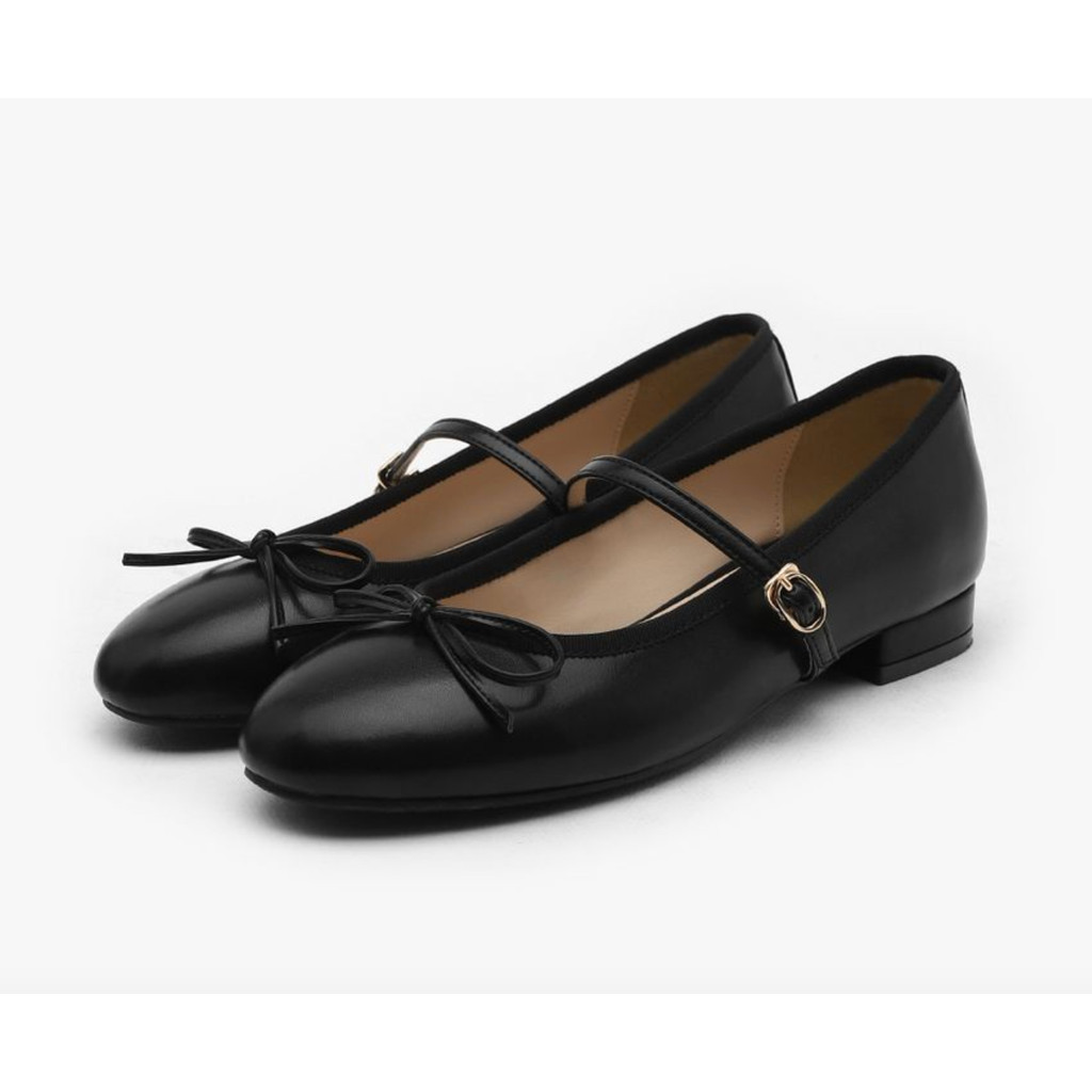 Sepatu Wanita Sappun Reira Maryjane Flats (2cm) Black