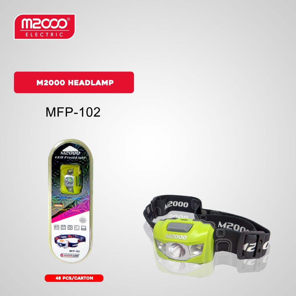 M2000 Senter Kepala / Senter Hiking / Senter Outdoor /  MFP-102