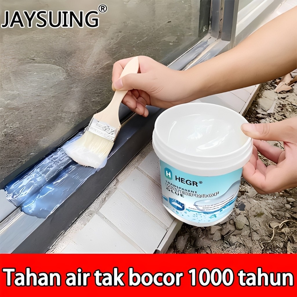 PROMO  HEGR Super Kuat Transparan Perekat Tahan Air ,untuk Toilet/kolam renang/dinding/atap/ubin,ant