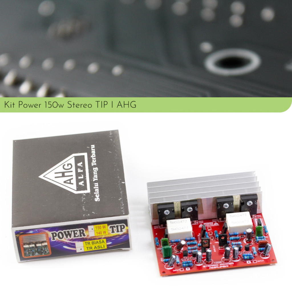 Kit Rakitan Power Stereo 150w 150 watt TIP asli TIP 2955 / 3055 by AHG Alfa