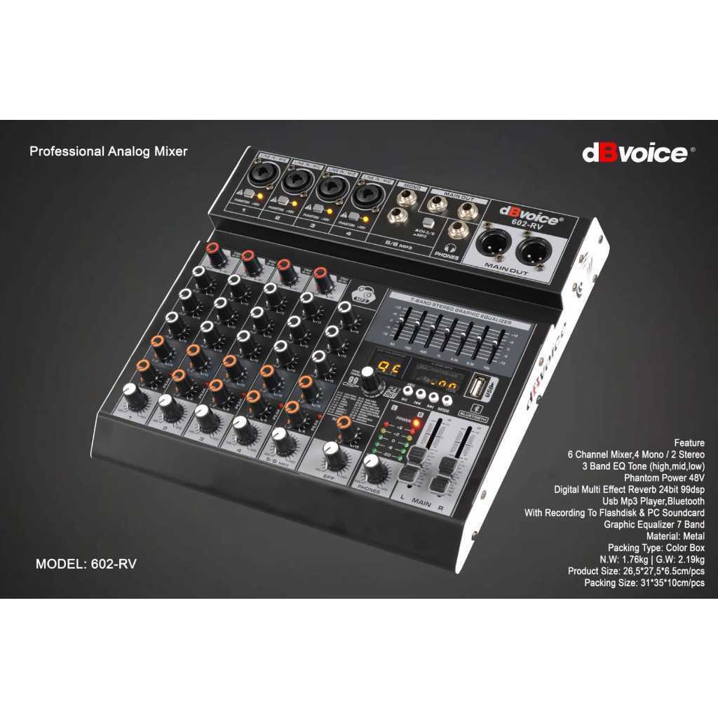Mixer 6 Channel dBvoice 602RV Original