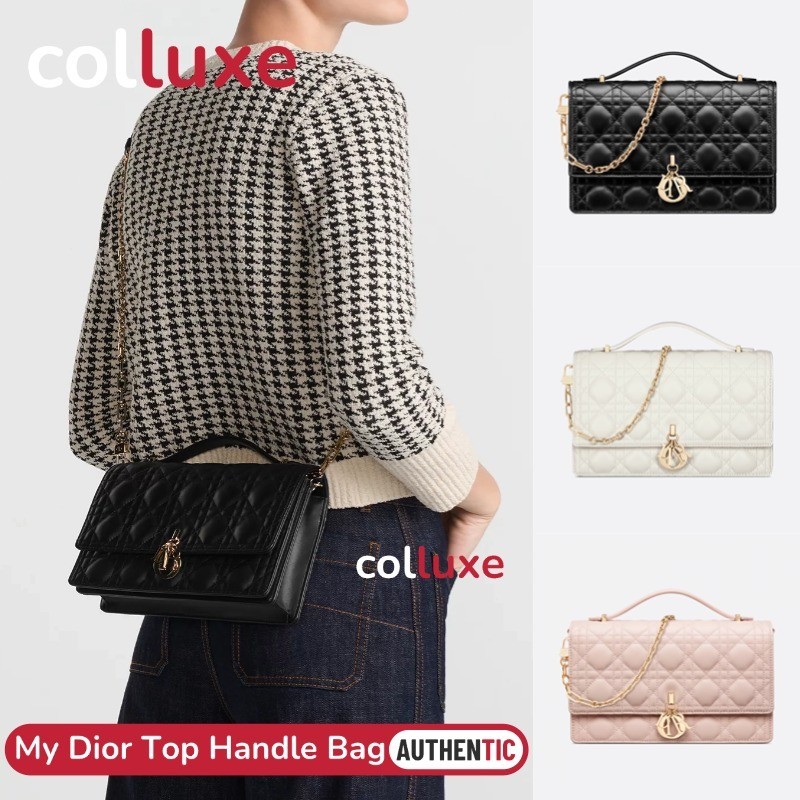 Dior My Dior Top Handle Bag Shoulder Bagtas punggung bahu