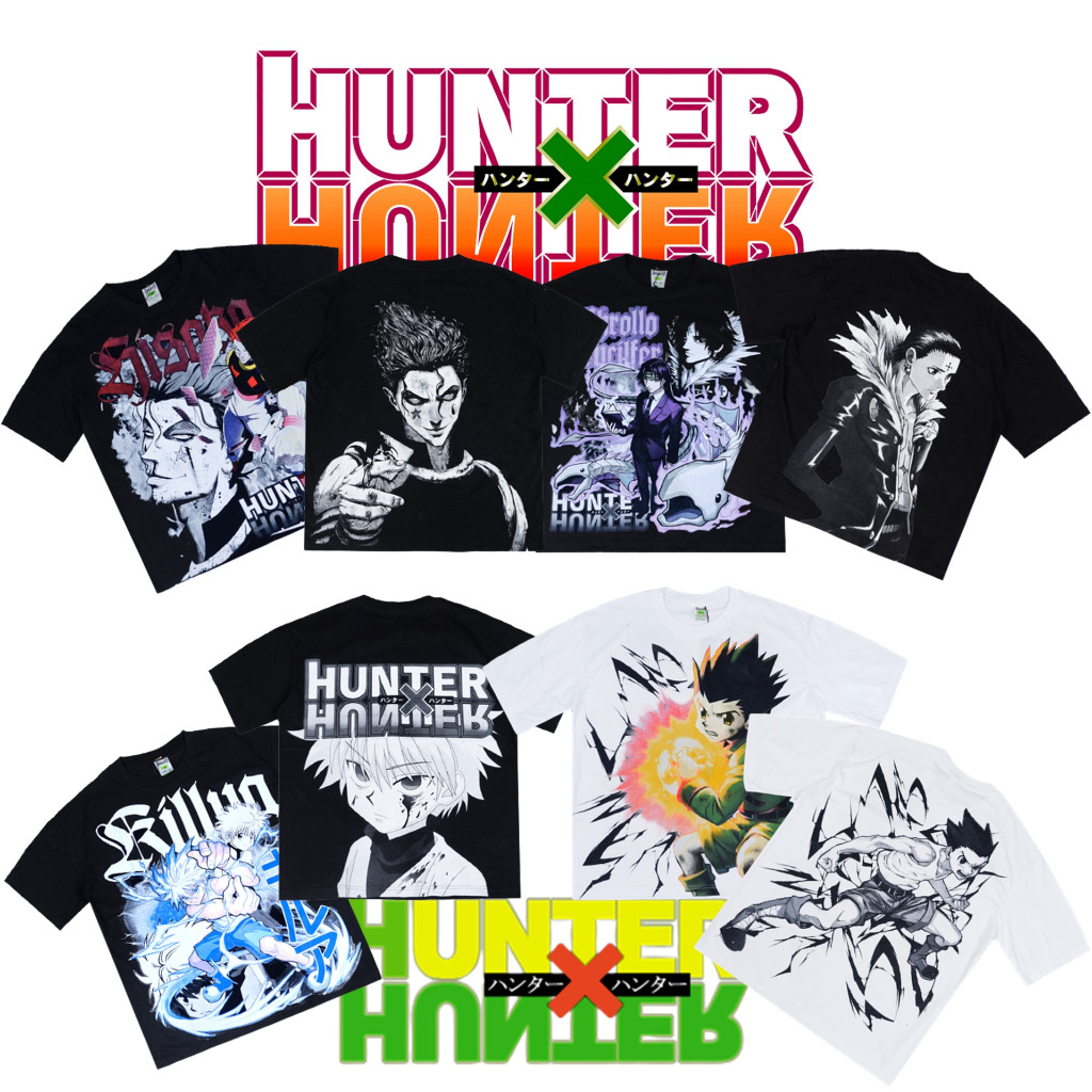 COD HISOKA KILLUA GON CHROLLO HUNTER X HUNTER TSHIRT BIG OVERSIZE KAOS GAME ANIME BIG SIZE VONSEEY