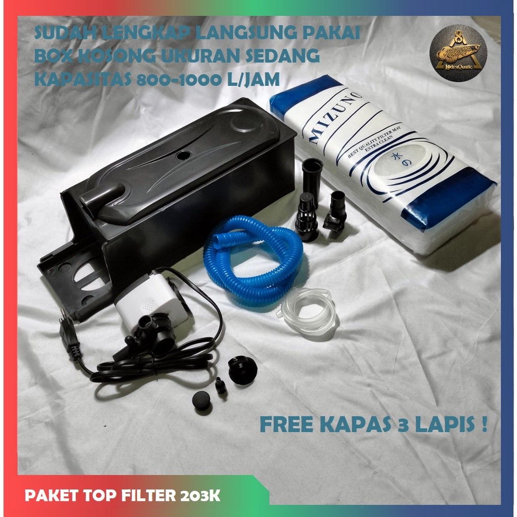 [star lolipop] PROMO MURAH PAKET LENGKAP FILTER AQUARIUM SET POMPA AQUARIUM DENGAN BOX FILTER LENGKA