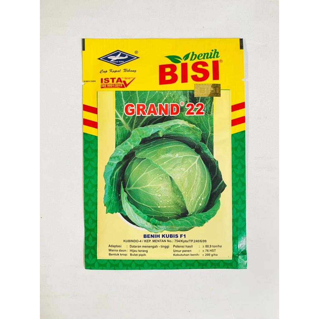 Benih Kubis Hibrida F1 GRAND 22 isi 15gr dari CAP KAPAL TERBANG