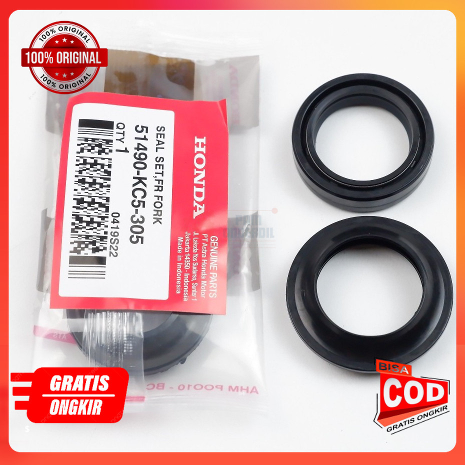 Ori Seal Shock + Seal Debu KC5 CBR 150 ORIGINAL AHM - CB150R tiger GL max original part