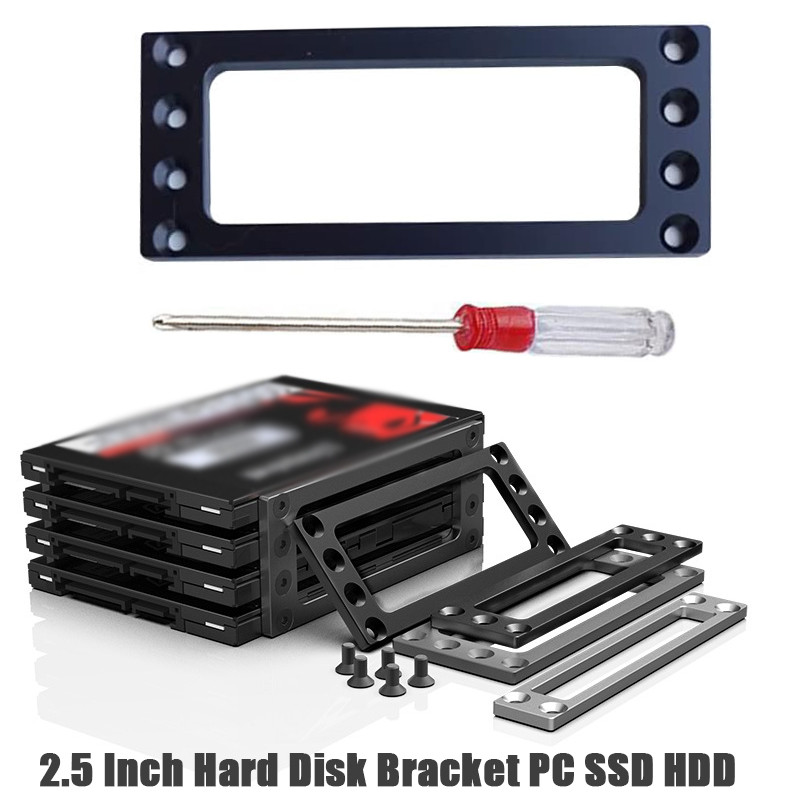 2.5 in PC SSD HDD Cages Bracket Solid State Drive Frame Multi Layer Stacking External Docking SATA H