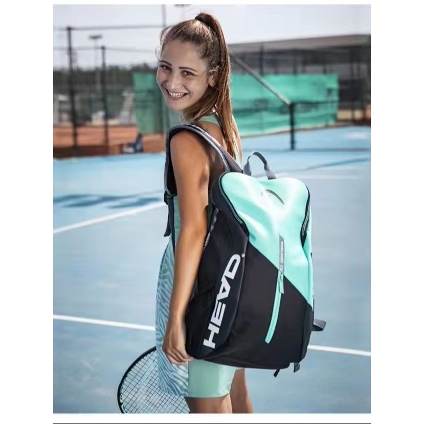 HEAD Tennis Bag TOUR TEAM BACKPACK Tennis Racket Backpack TENNIS BAG HEAD Padel Racket Bag Badminton