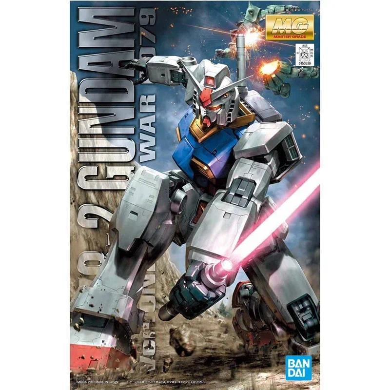 Gundam Bandai MG 1/100 RX-78-2 GUNDAM One Year War Anime Color Assembly Plastic Model Kit Action Toy