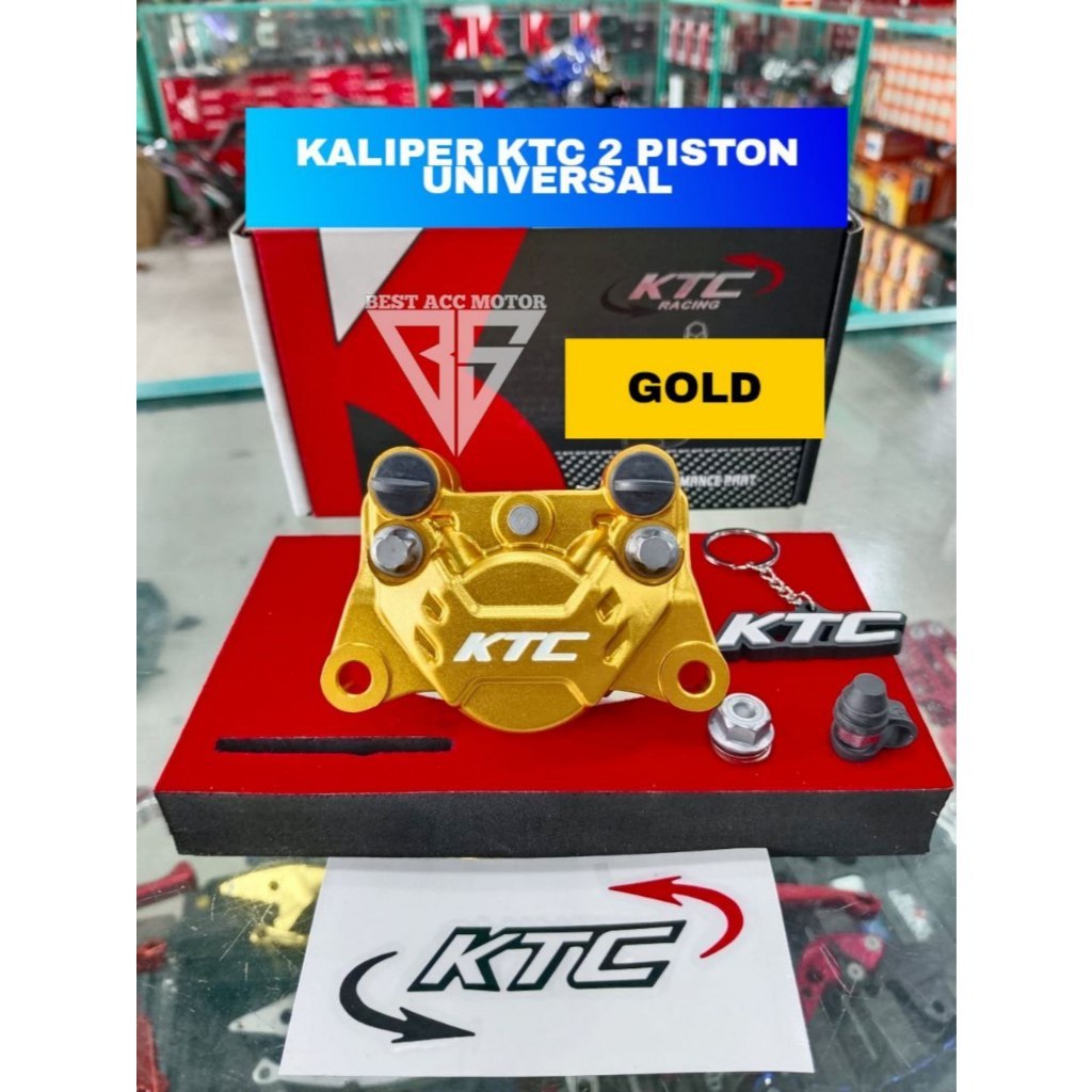KALIPER CALIPER 2P 2 PISTON SLIM RADIAL KN V2 KTC RACING CNC UNIVESAL