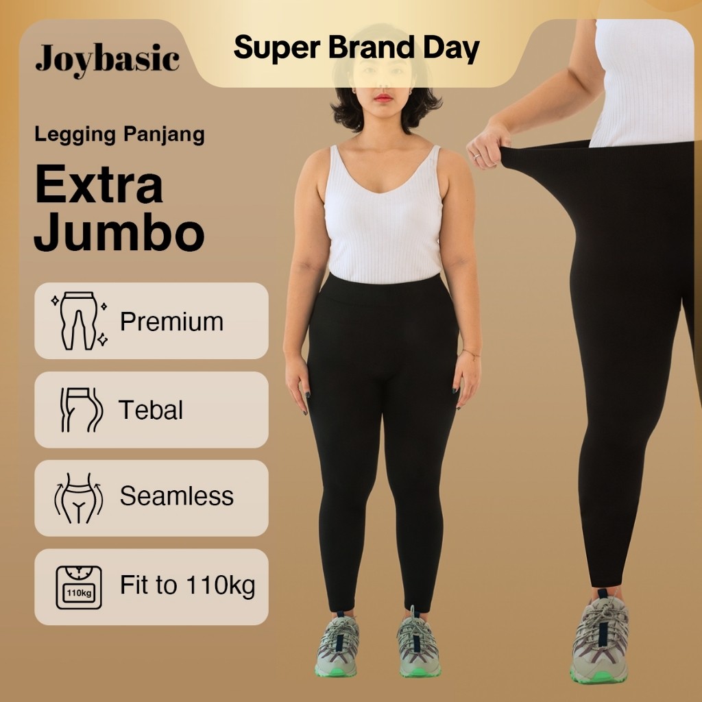 Joybasic Women's Bigsize Legging Super Jumbo