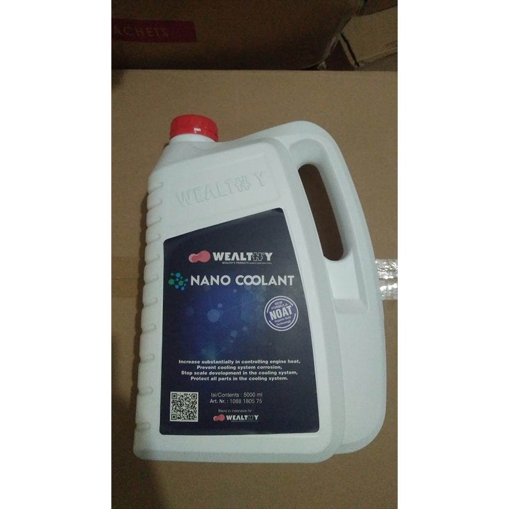 Air Radiator Nano Coolant Blue Wealthy NOAT Biru 5 Liter