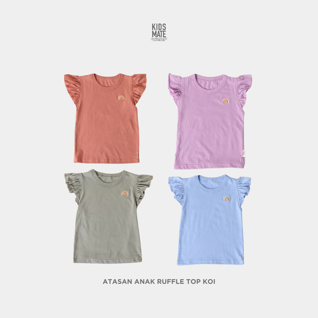 Atasan Anak Ruffle Top KOI