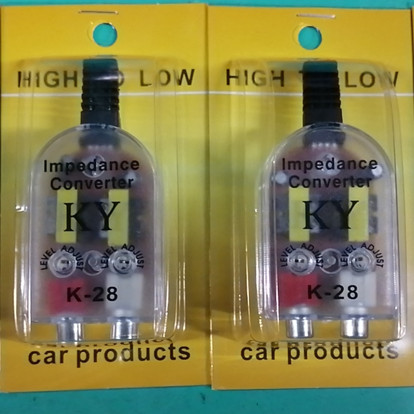Adaptop Converter Audio High To Low Konverter Audio Mobil ke RCA