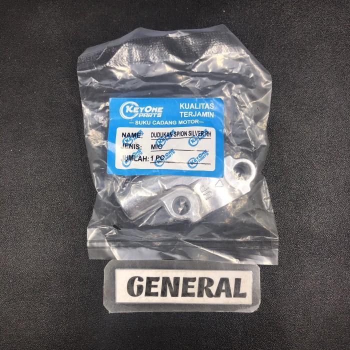 DUDUKAN SPION KANAN YAMAHA MIO FINO XEON XRIDE SILVER KEYONE
