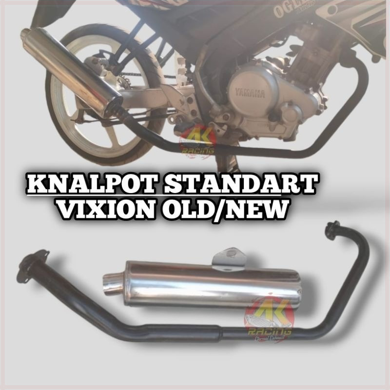 Leher TABUNG Knalpot VIXION Old VIXION New PNP CKD FU Suara ORI CKD FU,GULU BANYAK